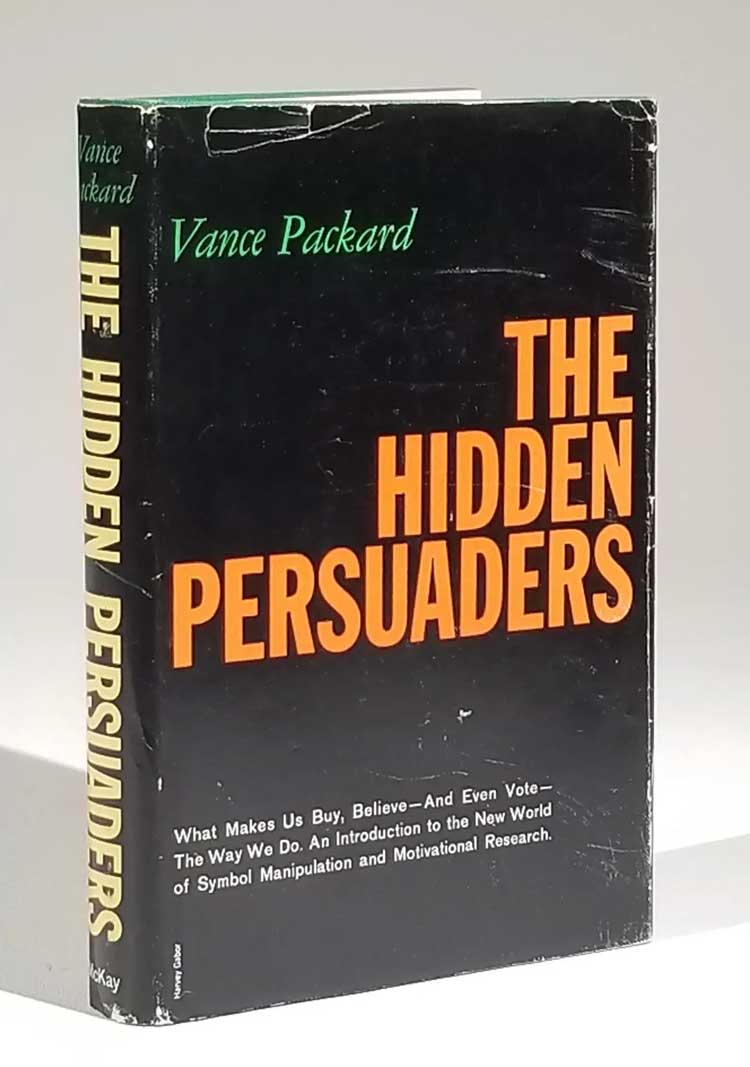 The Hidden Persuaders by Vance Packard, the book that sparked Marc Wajsberg's interest in buyer psychology